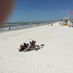 Pier 60 beach - pretty empty  032815